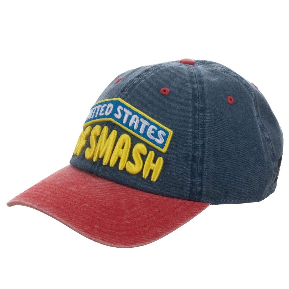 My Hero Academia Anime United States of Smash Blue and Red Dad Hat