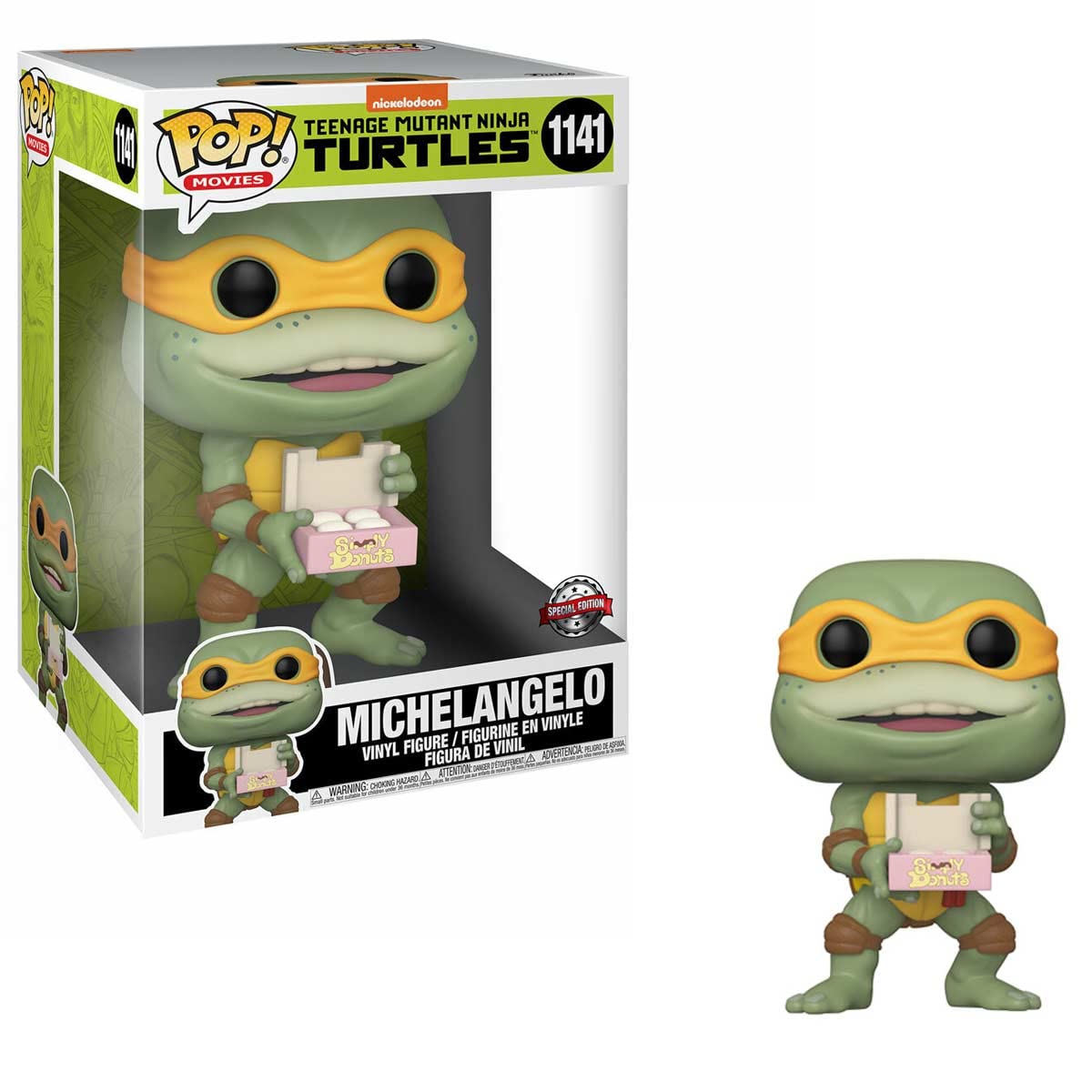 Funko POP! Movies Teenage Mutant Ninja Turtles 10 Inch Michelangelo #1141 Exclusive