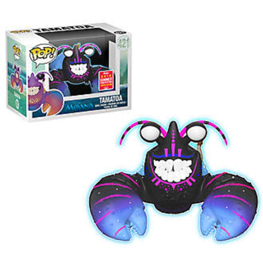 Funko POP! Disney #421 Moana Glow in The Dark Tamatoa (2018 Summer Convention Exclusive)
