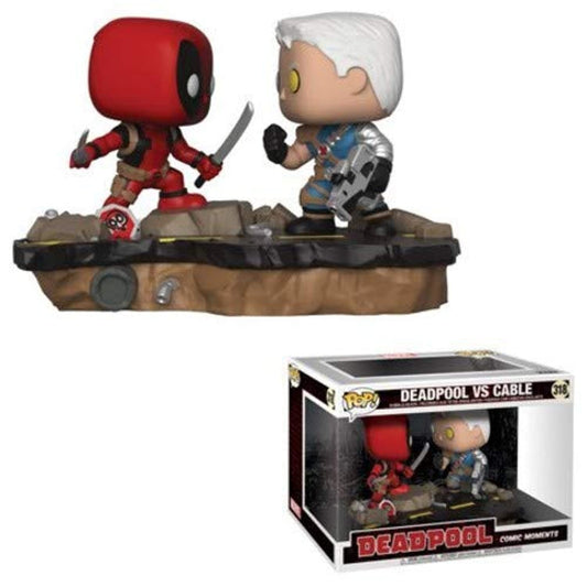 Funko POP! Marvel: Comic Moments Deadpool Vs. Cable