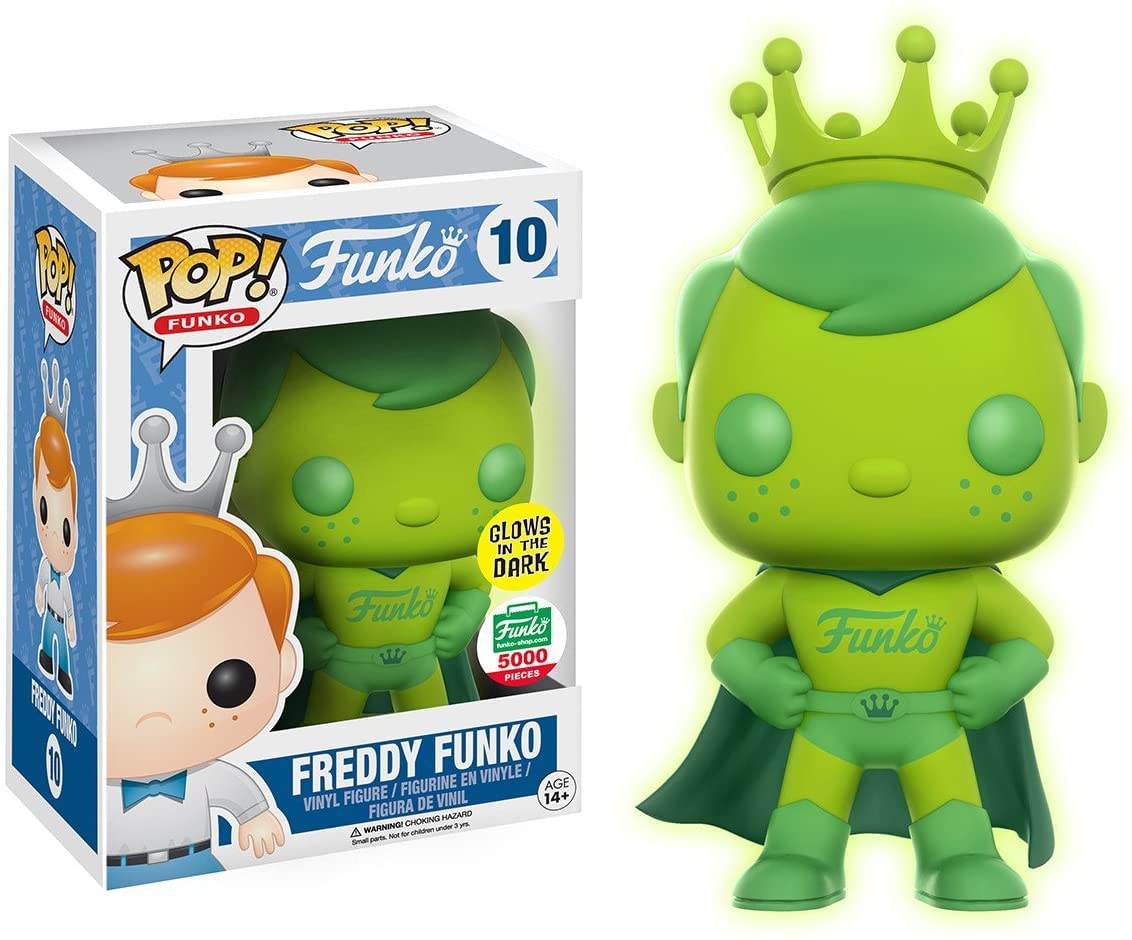 Funko POP! Green Gamma Glow Superhero Freddy Funko