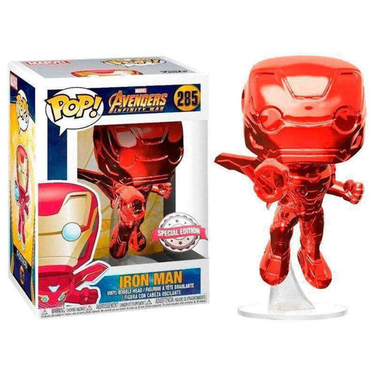 Funko POP! Marvel Avengers Infinity War Iron Man #285 [Red Chrome] Exclusive