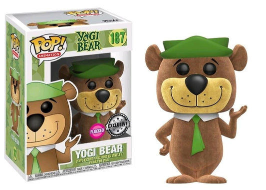Funko POP! Animation Yogi Bear #187 [Flocked] Gemini Exclusive