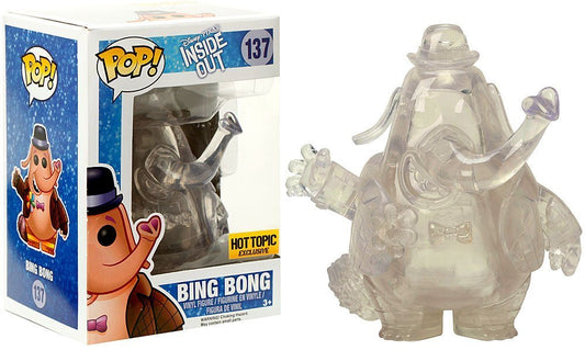 Funko POP! Disney Pixar Inside Out Bing Bong #137 [Clear] Exclusive