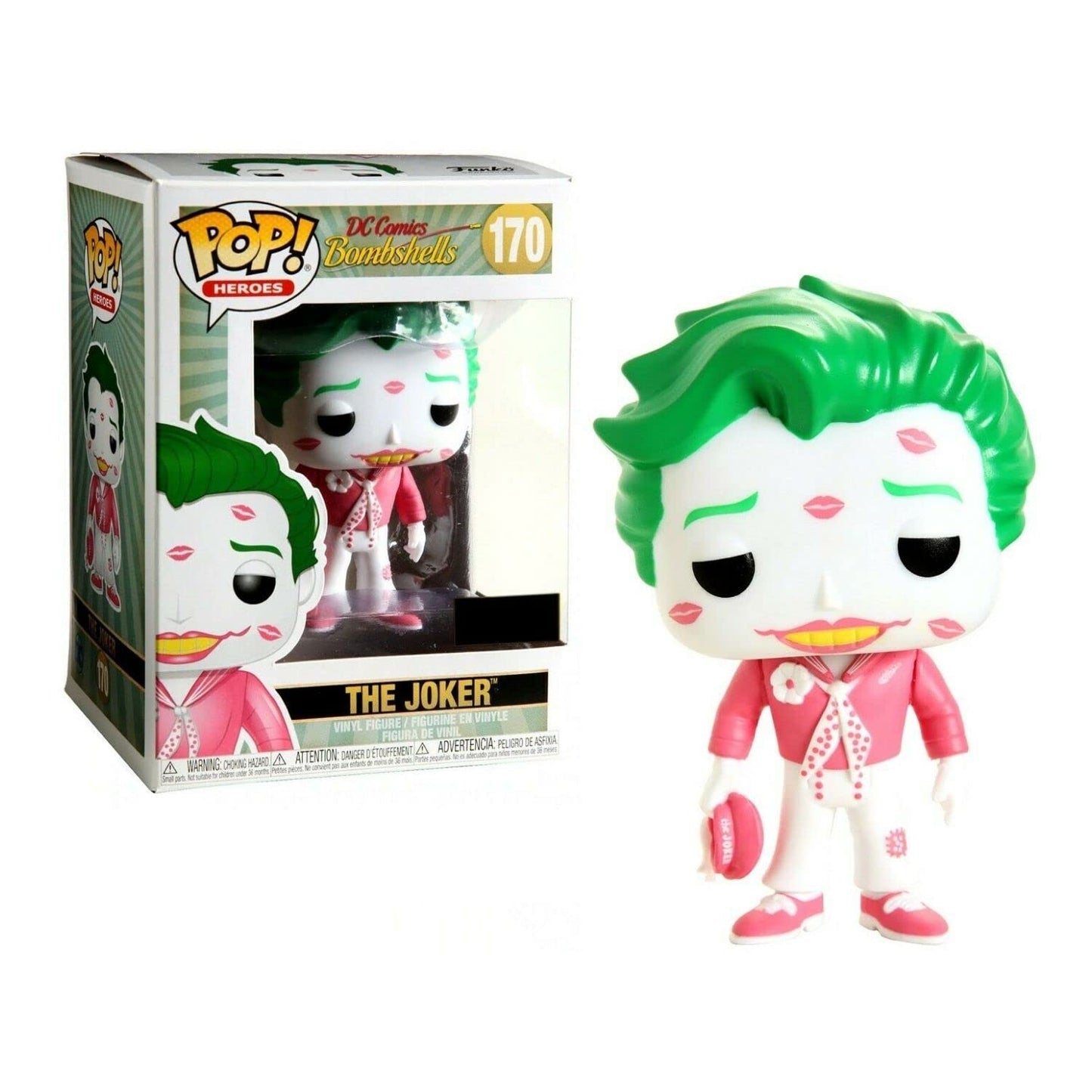 Funko POP! Heroes DC Bombshells - The Joker [Pink Shirt] #170 Exclusive