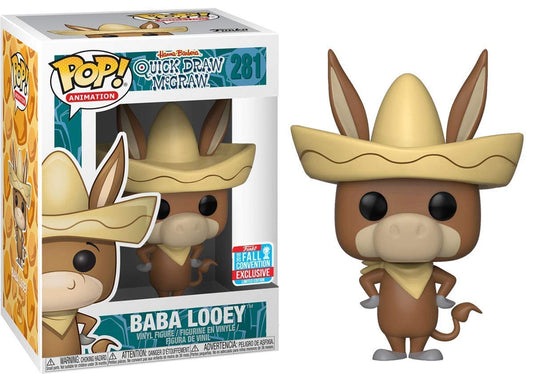 Funko POP! Animation Hanna-Barbera Quick Draw McGraw Baba Looey Shared Fall Exclusive #281