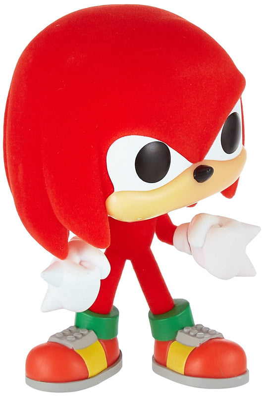 Funko POP! Games Sonic The Hedgehog Knuckles #854 [Flocked] Exclusive
