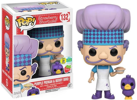 Funko POP! Strawberry Shortcake #132 Purple Pieman Berry Bird Summer Convention Exclusive