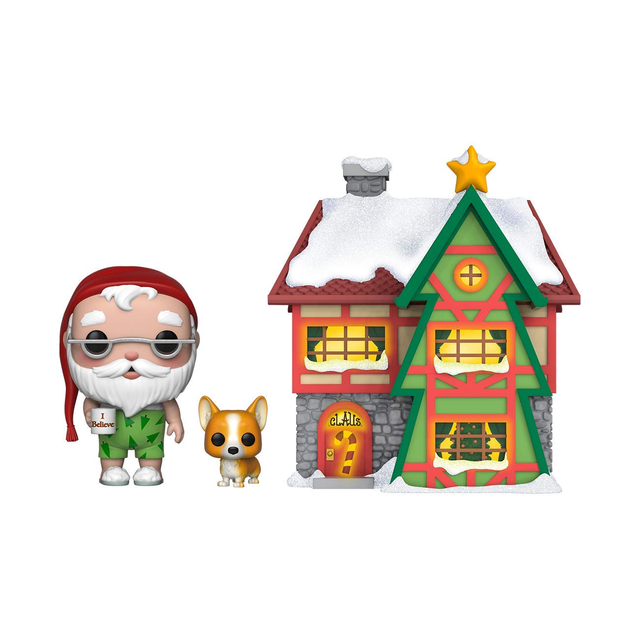 Funko POP! Town Holiday - Santa's House with Santa & Nutmeg