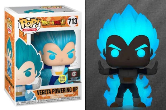 Funko POP! Animation Dragonball Vegeta Powering Up Glow in Dark Exclusive #713