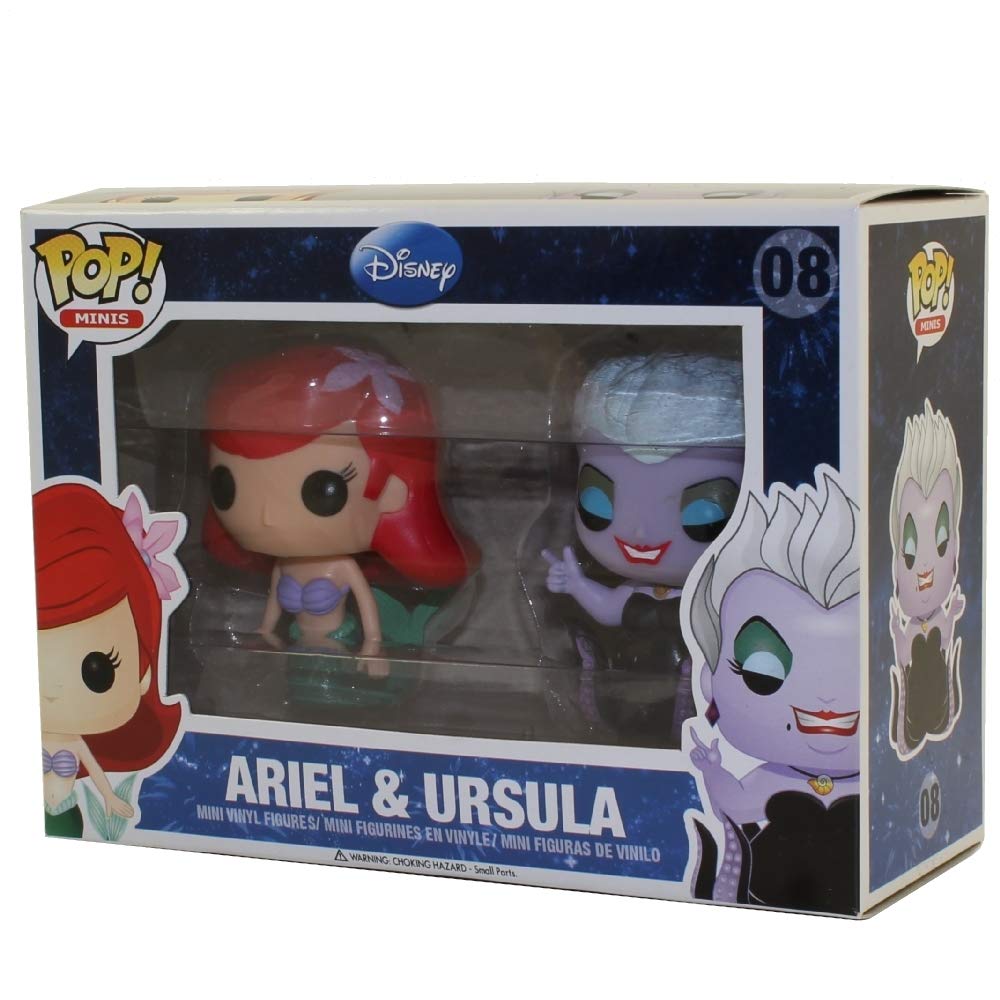 Funko POP! Disney Little Mermaid Ariel & Ursula Mini-Figure 2-Pack