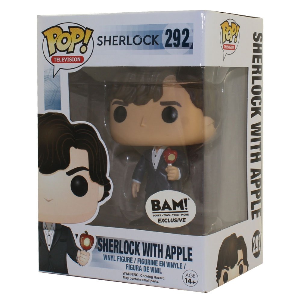 Funko POP! Television: Sherlock with Apple Collectible Figure, Multicolor