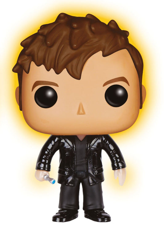 Funko POP! Television Doctor Who Tenth Doctor Regeneration Exclusive Vinyl Figure #319 [Glow-in-The-Dark]