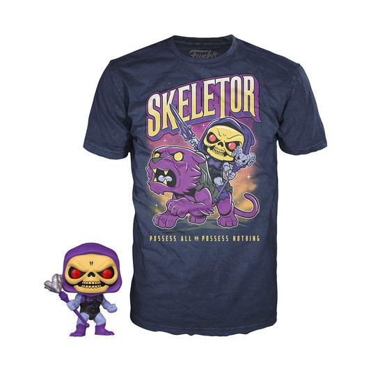 Funko POP! & Tee: Masters of the Universe - Skeletor (Glow) Size XL Walmart Exclusive