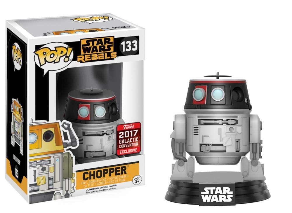 Funko POP! Star Wars Rebels Chopper #133 (2017 Star Wars Galactic Convention Exclusive)