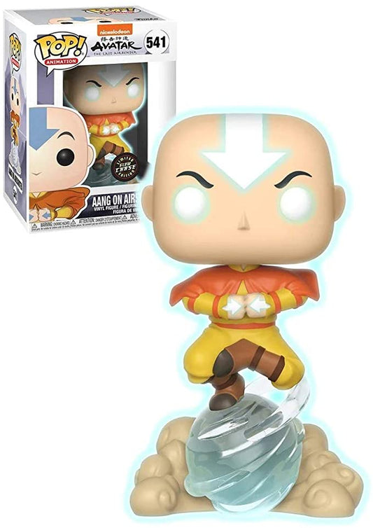 Funko POP! Animation Avatar the Last Airbender CHASE Aang on Airscooter #541 [Glows in the Dark] Exclusive