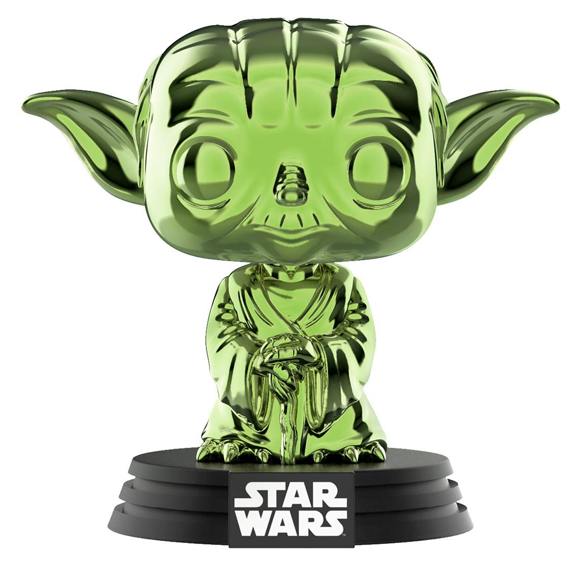 Funko POP! Star Wars Yoda #124 [Green Chrome] Exclusive