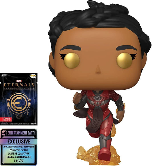 Funko POP! Marvel Eternals Makkari with Collectible Card - Entertainment Earth Exclusive