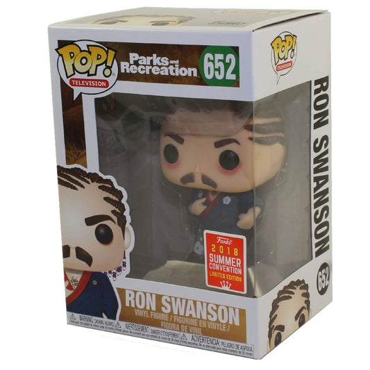 Funko POP! Television Parks & Recreation Ron Swanson Cornrows #652 Exclusive