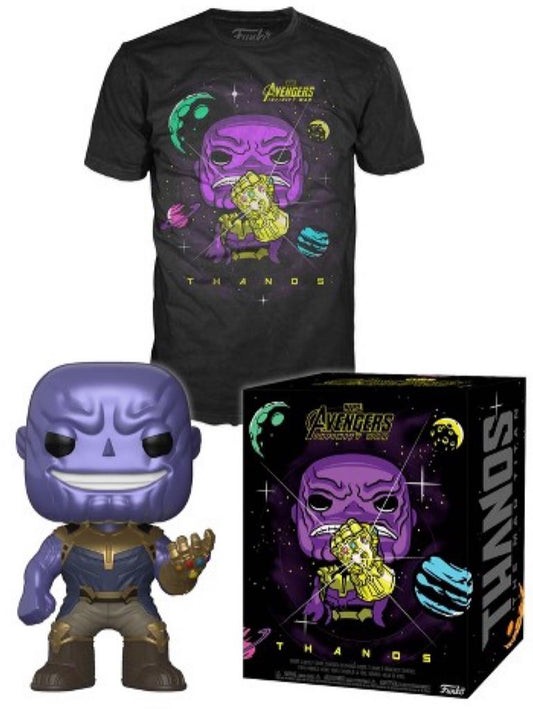 Funko POP! and Tee Marvel Thanos in Space with Size Large T-Shirt Collectors Box Exclusive