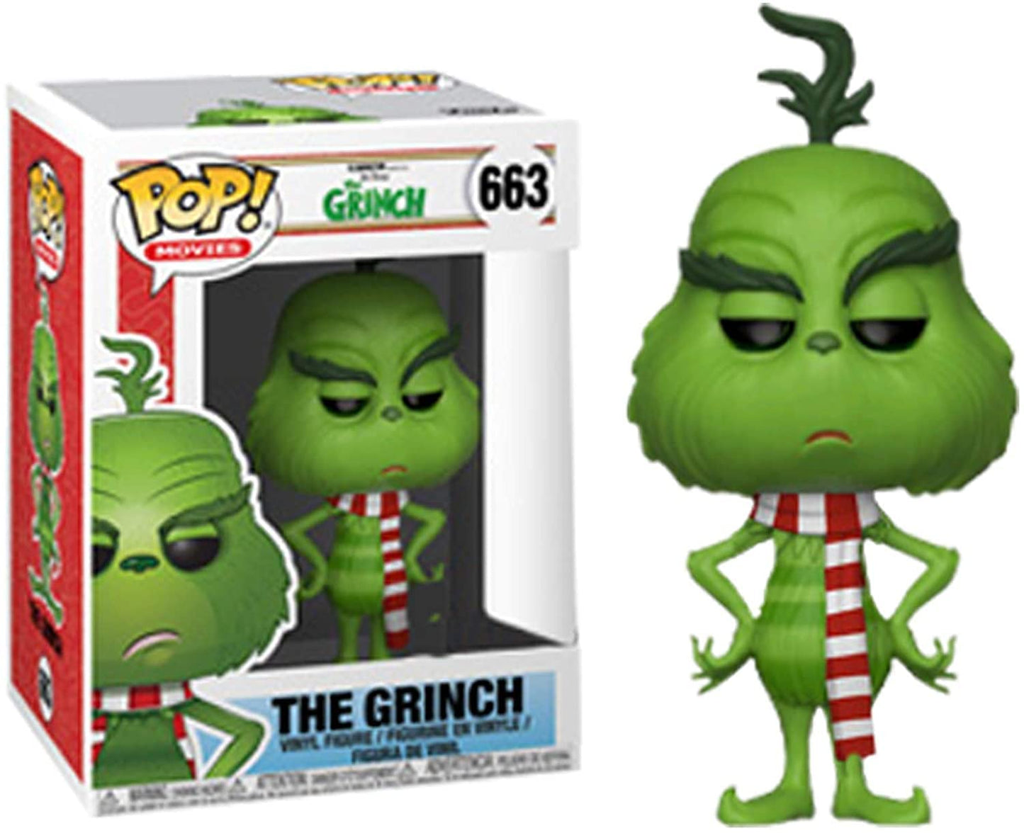 Funko POP! Movies The Grinch with Scarf 663 Exclusive