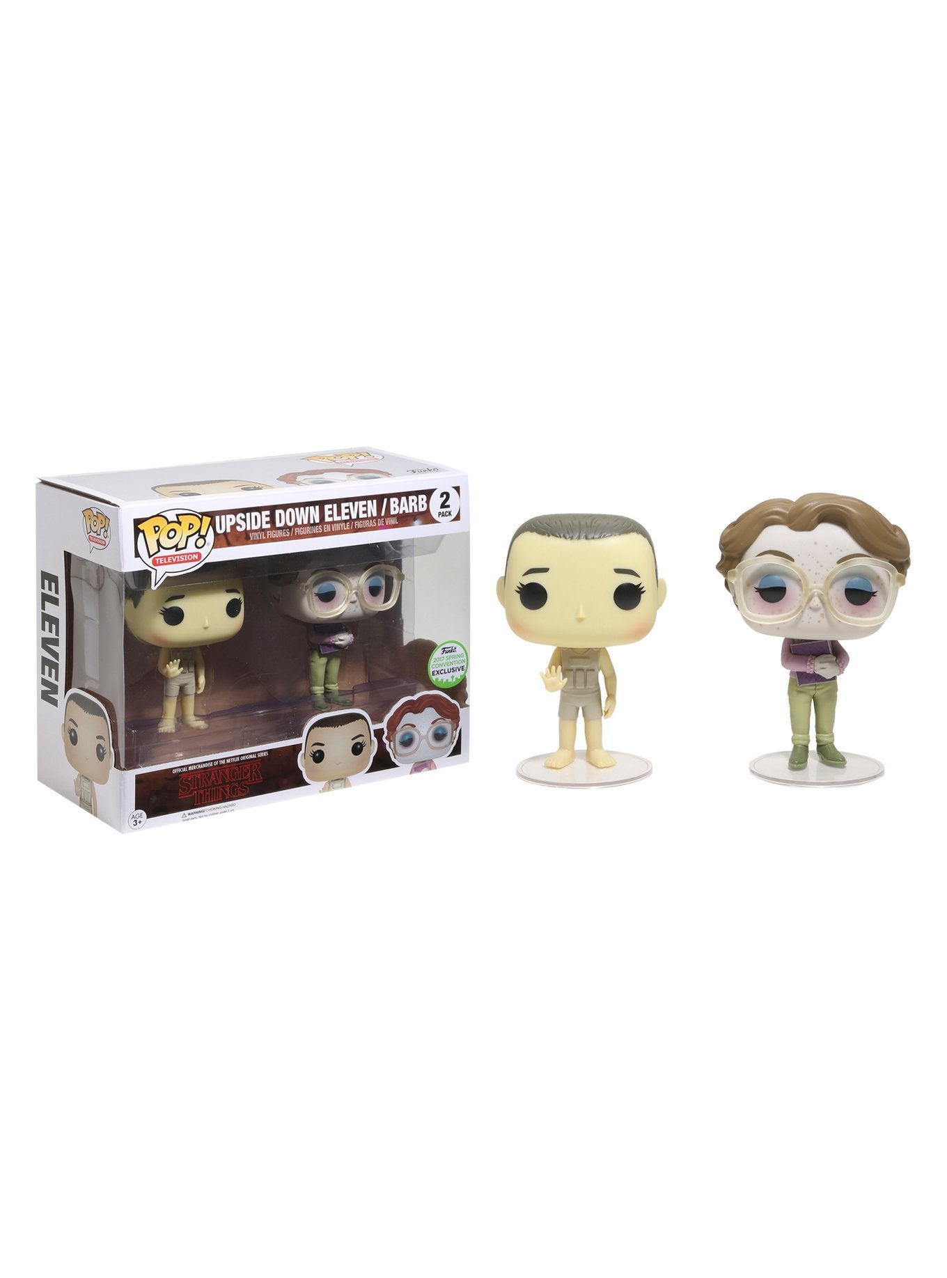 Funko POP! Television Stranger Things Upside Down Eleven & Barb 2-Pack Exclusive