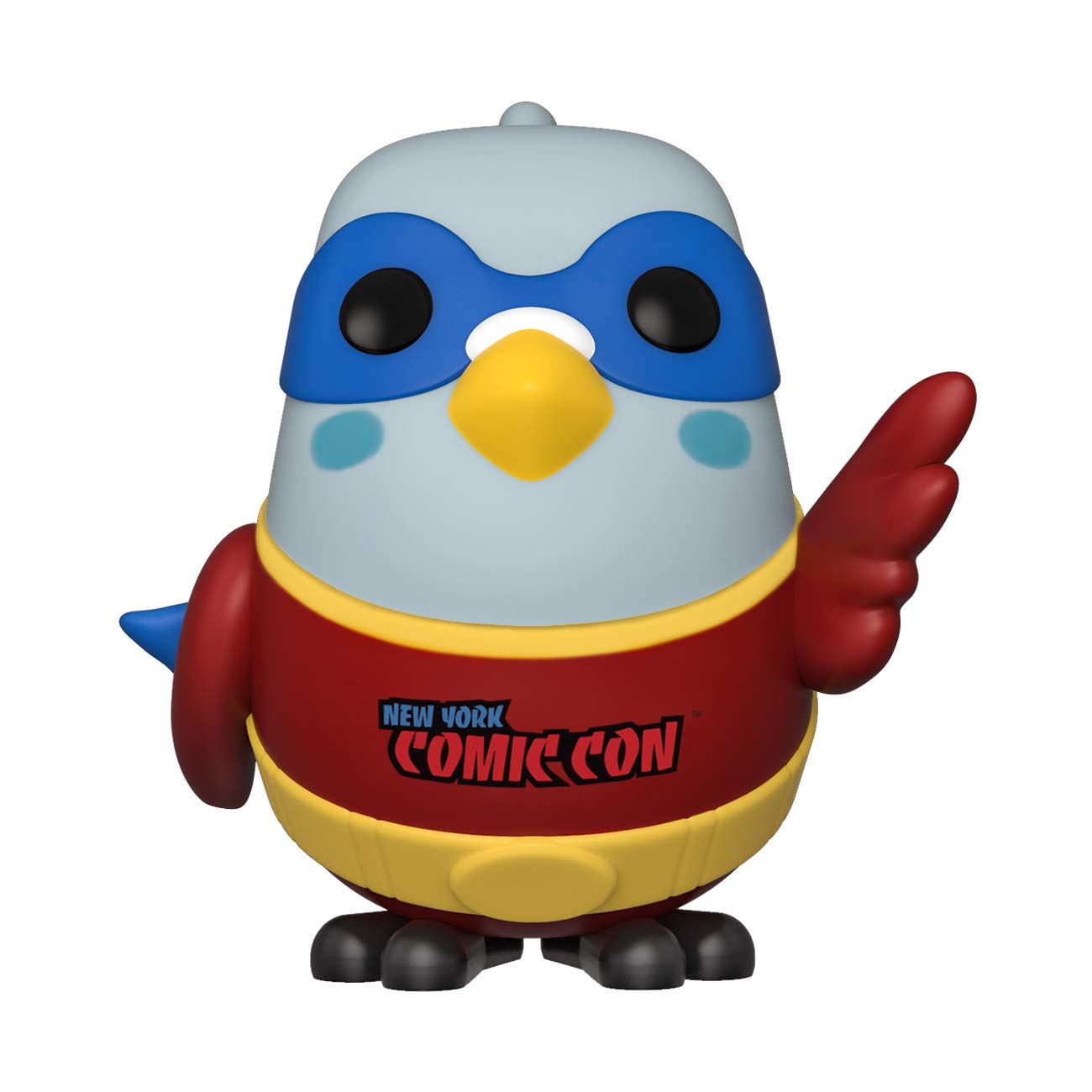 Funko POP! Icons NYCC Paulie Pigeon in Red/Yellow Shirt NYCC 2019 Shirt Fall Shared Sticker Exclusive