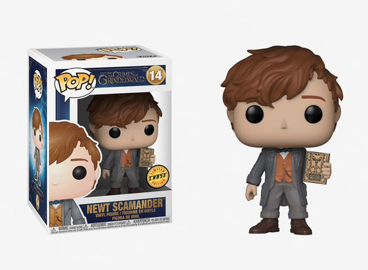 Funko POP! Fantastic Beasts Crimes of Grindelwald CHASE Newt Scamander #14 [Book]