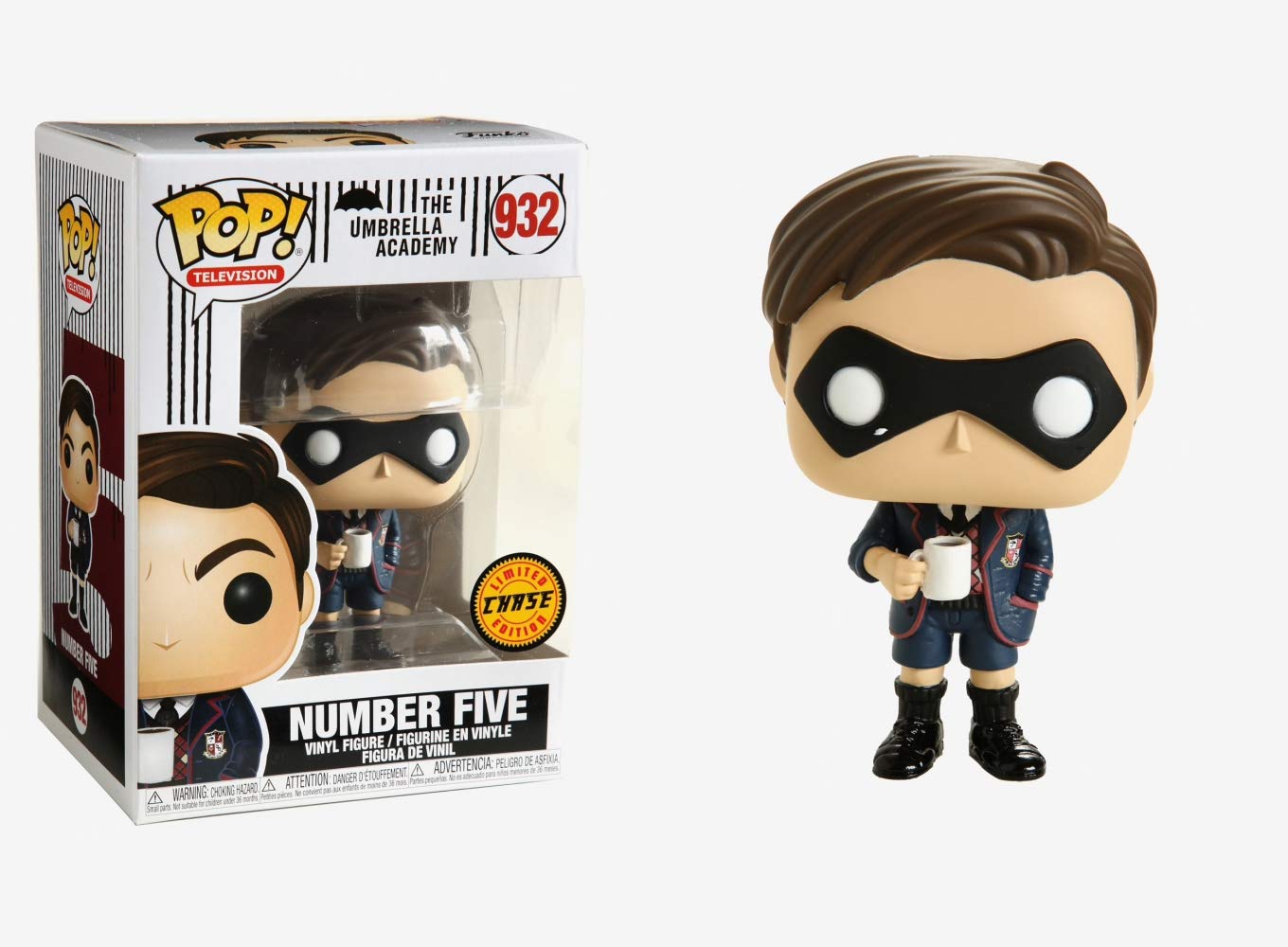 Funko POP! Television The Umbrella Academy CHASE Number Five #932 [Mask]