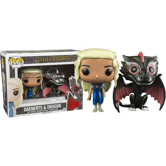Funko POP! Television Game of Thrones Metallic Daenerys & Drogon Exclusive
