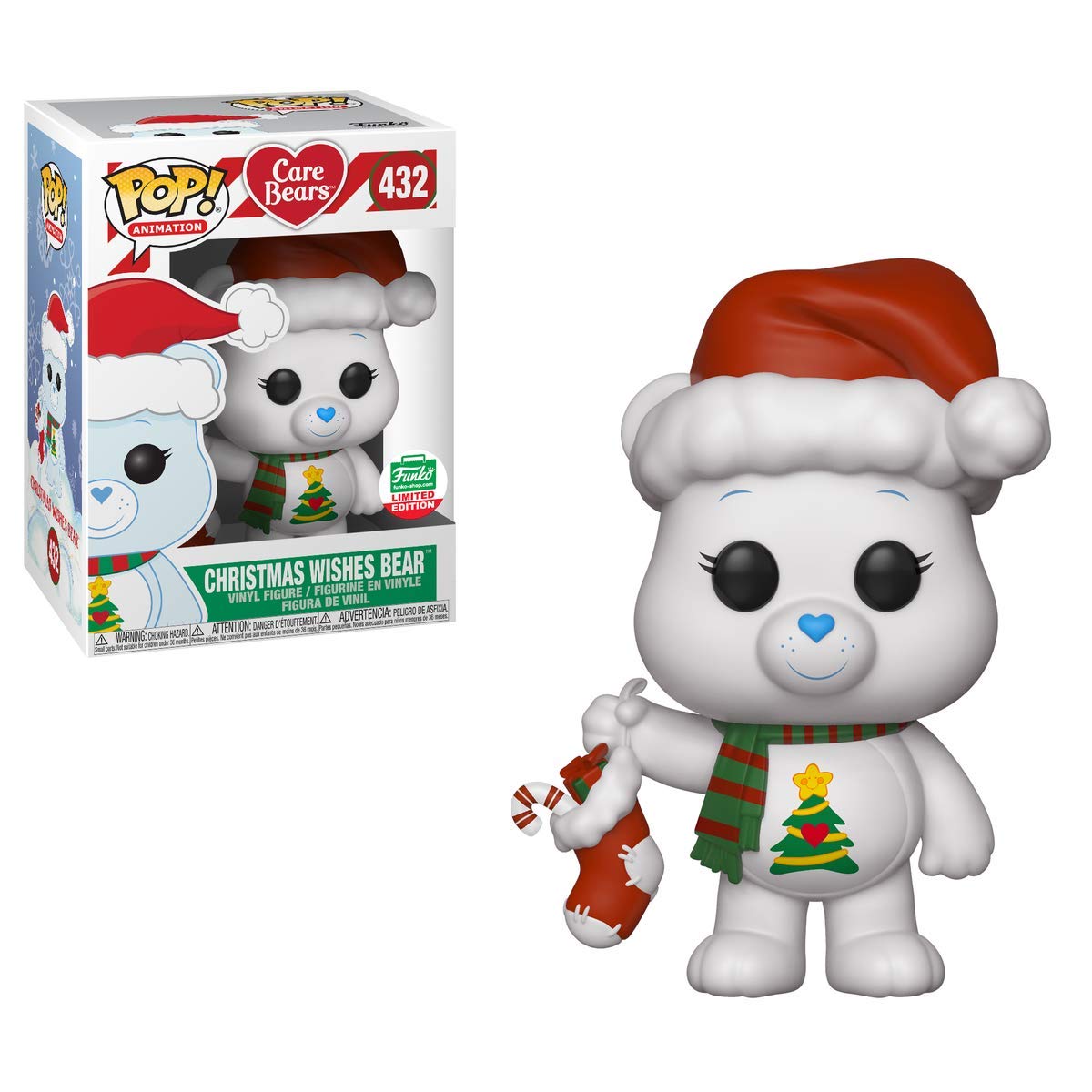 Funko POP! Animation Care Bears - Christmas Wishes Bear #432 Shop's [2018] 12 Days of Christmas Exclusive!