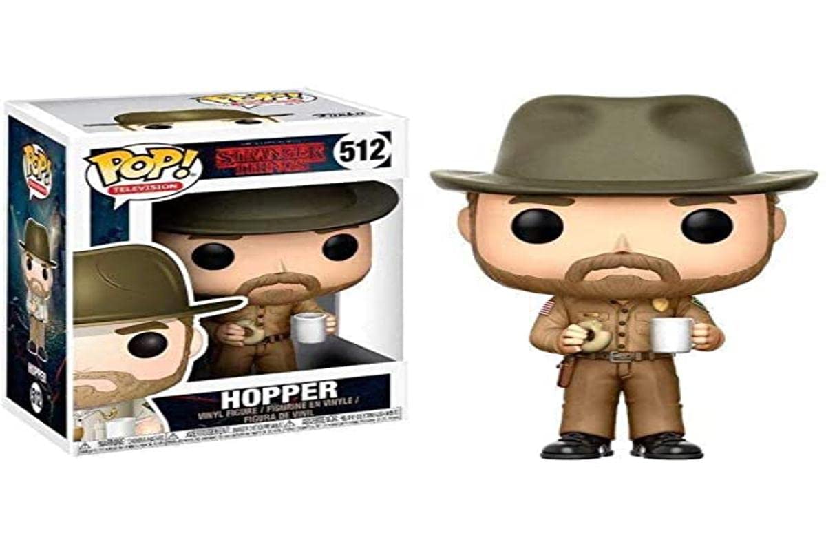 Funko POP! Television: Stranger Things - Hopper with Donut