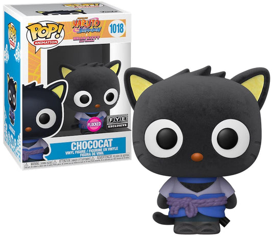 Funko POP! Animation Sanrio X Naruto Hello Kitty And Friends Chococat #1018 [Flocked] Exclusive