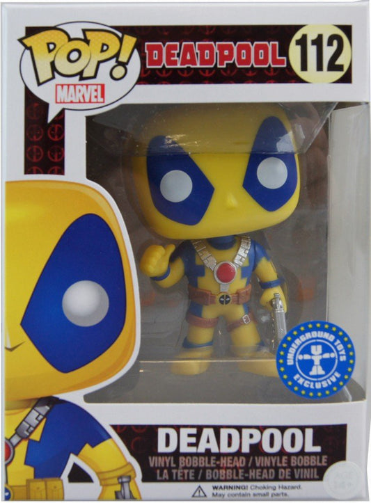 Funko POP! Marvel Deadpool Yellow and Blue Suit Exclusive