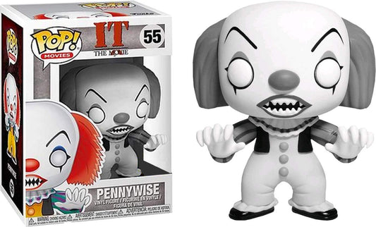Funko POP! Movies IT The Movie Pennywise #55 [Black and White] Exclusive