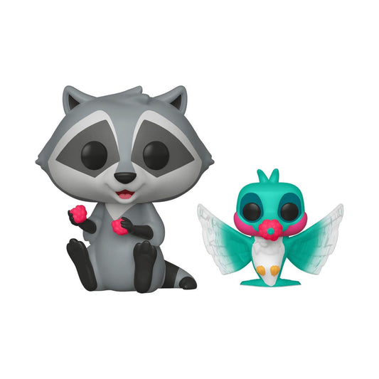 Funko POP! Disney Pocahontas #233 - Meeko with Flit Earth Day Exclusive