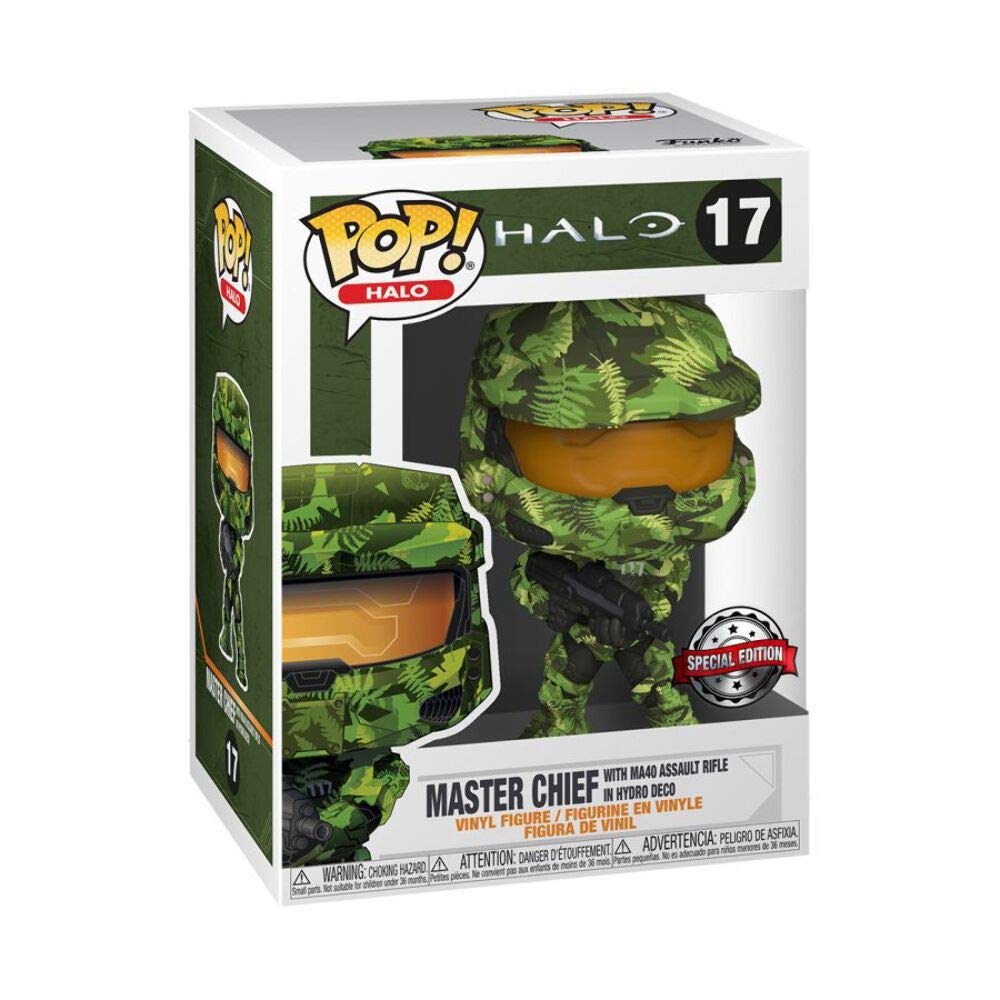 Funko POP! Halo Master Chief with MA40 Assault Rifle in Hydro Deco #17 Exclusive