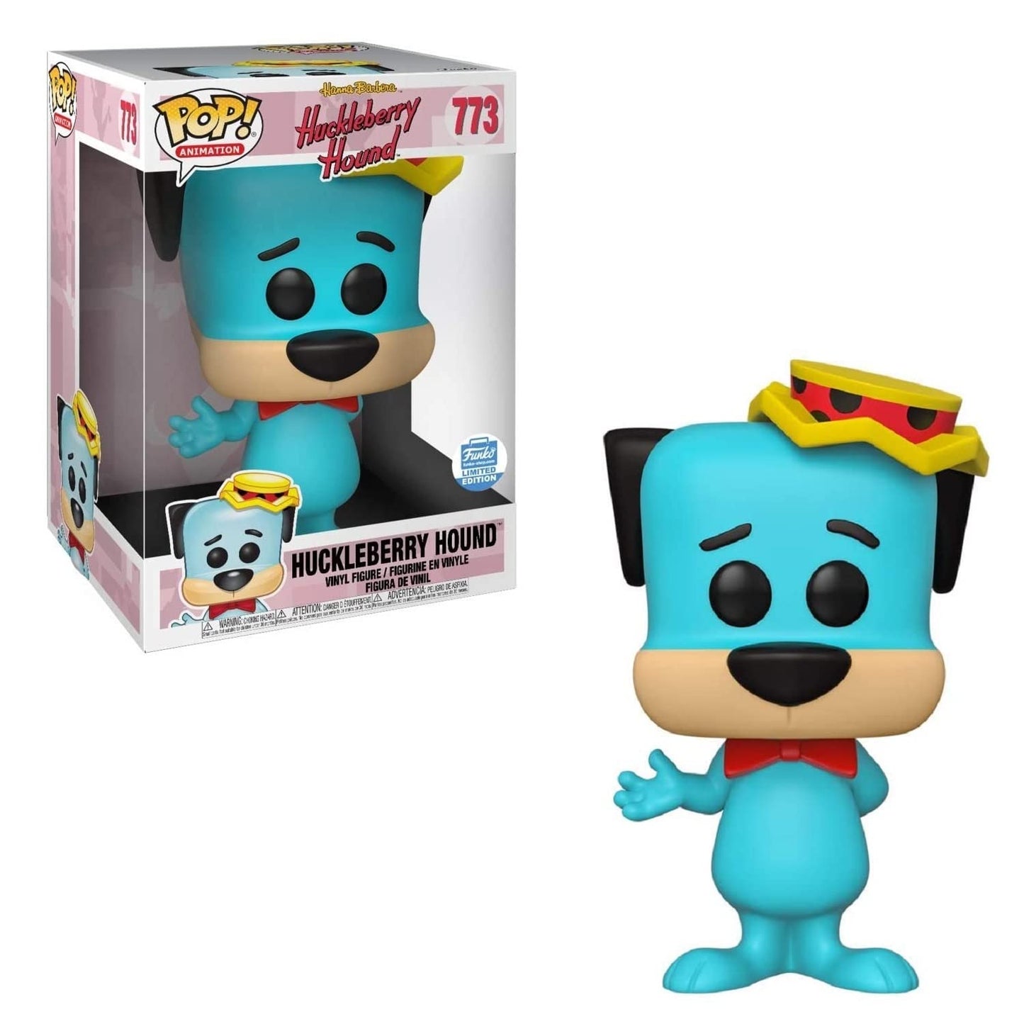 Funko POP! Animation Hanna Barbera 10 Inch Huckleberry Hound #773 Funko Shop Exclusive