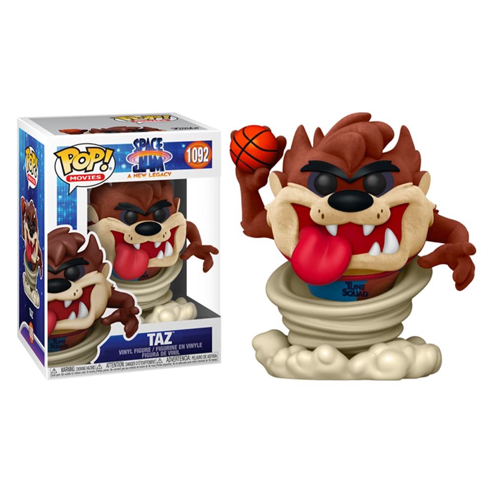Funko POP! Movies Space Jam A New Legacy Taz #1092 [Flocked] Exclusive