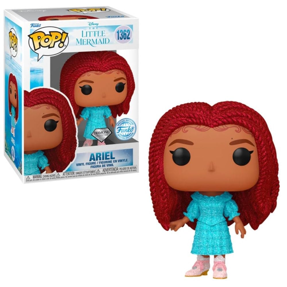 Funko POP! Disney - The Little Mermaid Live Action - Ariel #1362 [Blue Dress] [Diamond Collection] Exclusive