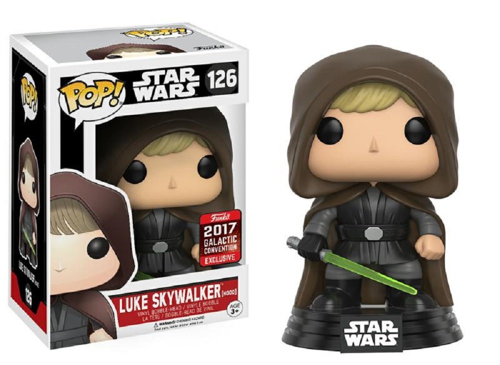 Funko POP! Star Wars Luke Skywalker Hood #126 [Galactic Convention] Exclusive