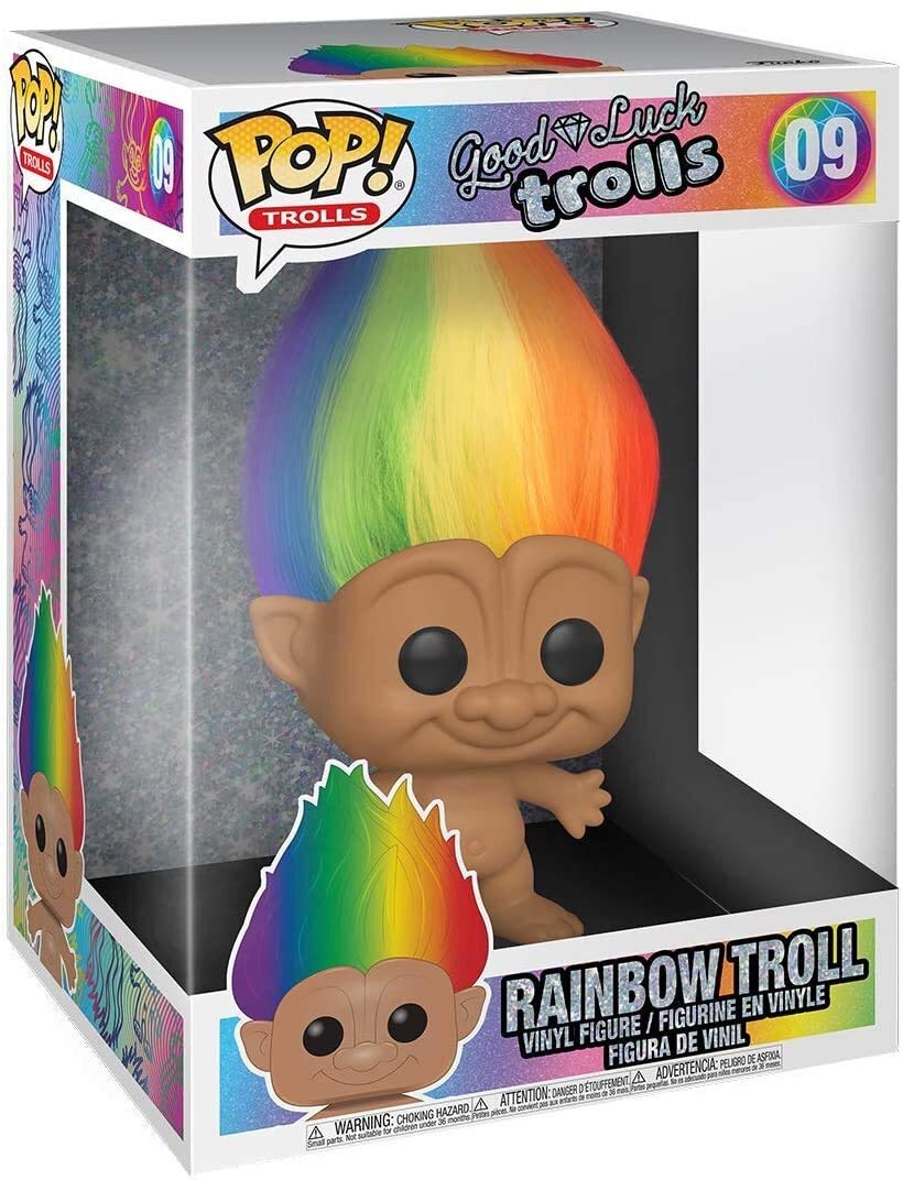 Funko POP! Trolls: Trolls Classic - 10" Troll Multicolored Hair (Styles May Vary)