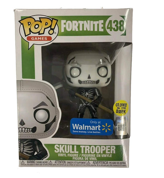 Funko POP! Games: Fortnite S3 - Skull Trooper (Glow) - Walmart Exclusive