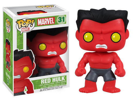 Funko POP! Marvel: Red Hulk Action Figure