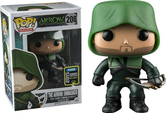 Funko POP! Television #208 Arrow The Arrow Unmasked (SDCC 2015 Exclusive)