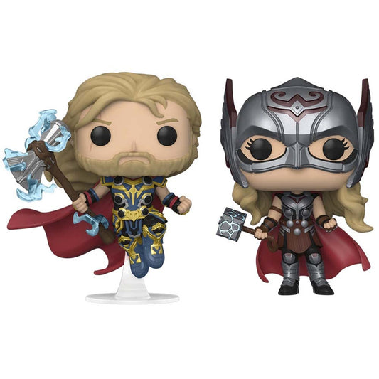 Funko POP! Thor 4: Love and Thunder - Thor & Mighty Thor 2-Pack Exclusive