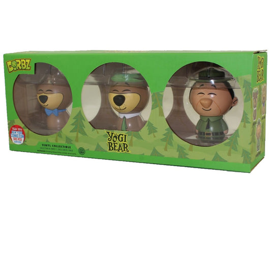 Funko Dorbz Hanna Barbera Yogi Bear Boo Boo, Yogi Bear, & Ranger Smith LE 500 3-Pack Exclusive