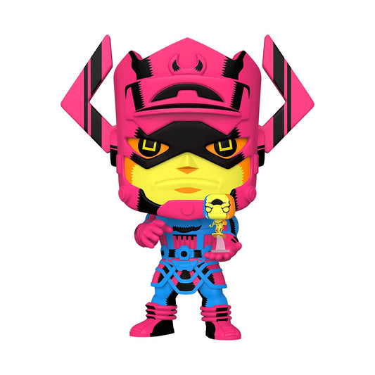 Funko POP! Marvel 10 Inch Galactus with Silver Surfer (Black Light Version) Exclusive