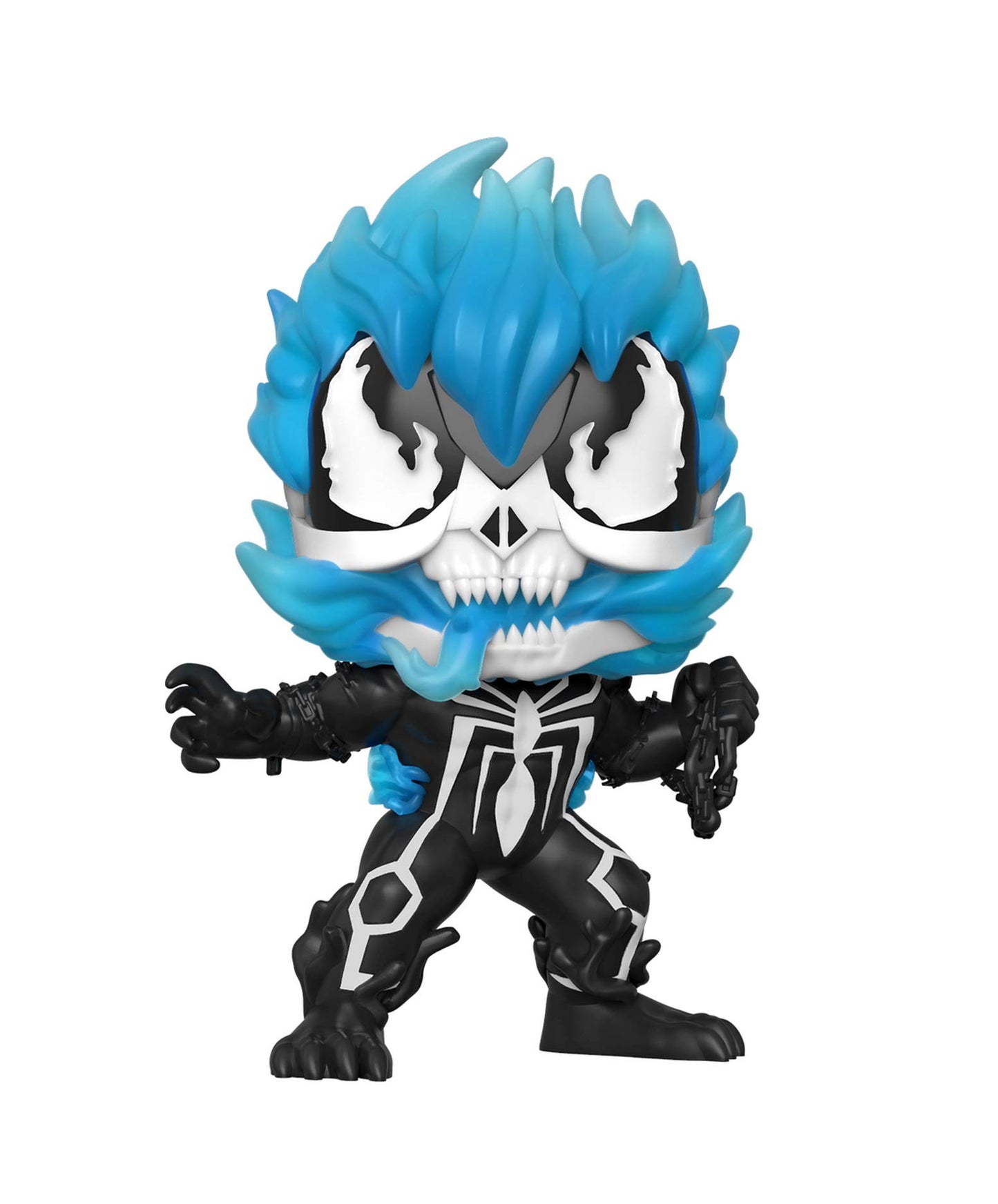 Funko POP! Marvel Venom #369 - Venomized Ghost Rider [Blue Glow] Exclusive