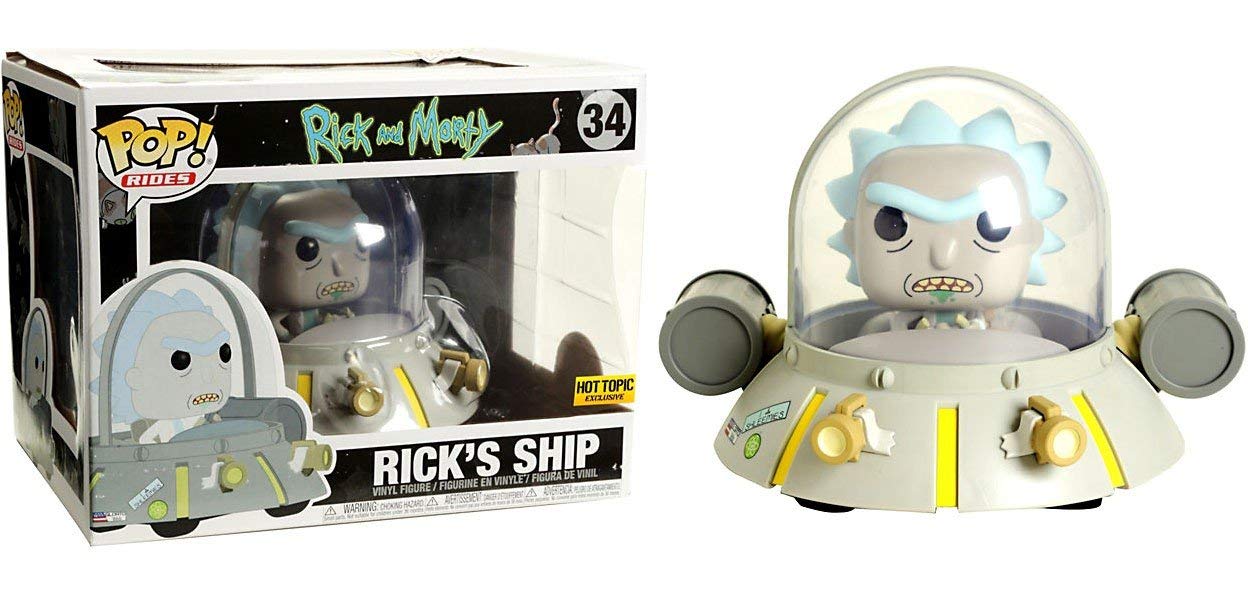 Funko POP! Rides Rick and Morty Rick's Ship #34 Exclusive